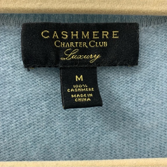 CHARTER CLUB Cashmere Luxury Sweater - Picture 4 of 9
